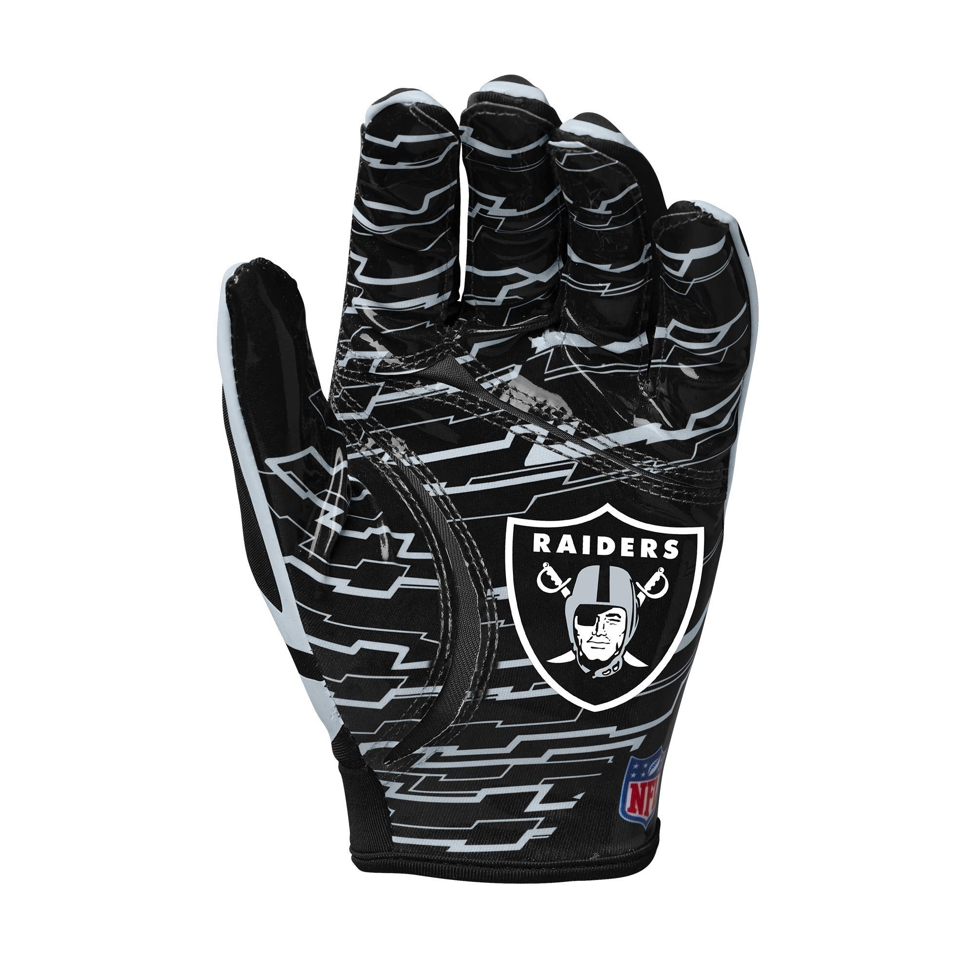 Wilson Nfl Stretch Fit Football Gloves - Youth, Las Vegas Raiders