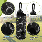 Liliful 12 Pcs Golf Accessories Kit, Include Golf Ball Bag with Hook Towel Tees Magnetic Ball Marker Divot Tool Cleaner Brush fo