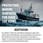 Rust-Oleum Available 207005 Marine Topside Enamel Paint, Battleship Gray, 1-Quart, 32 Fl Oz (Pack Of 1)(Packaging May Vary)