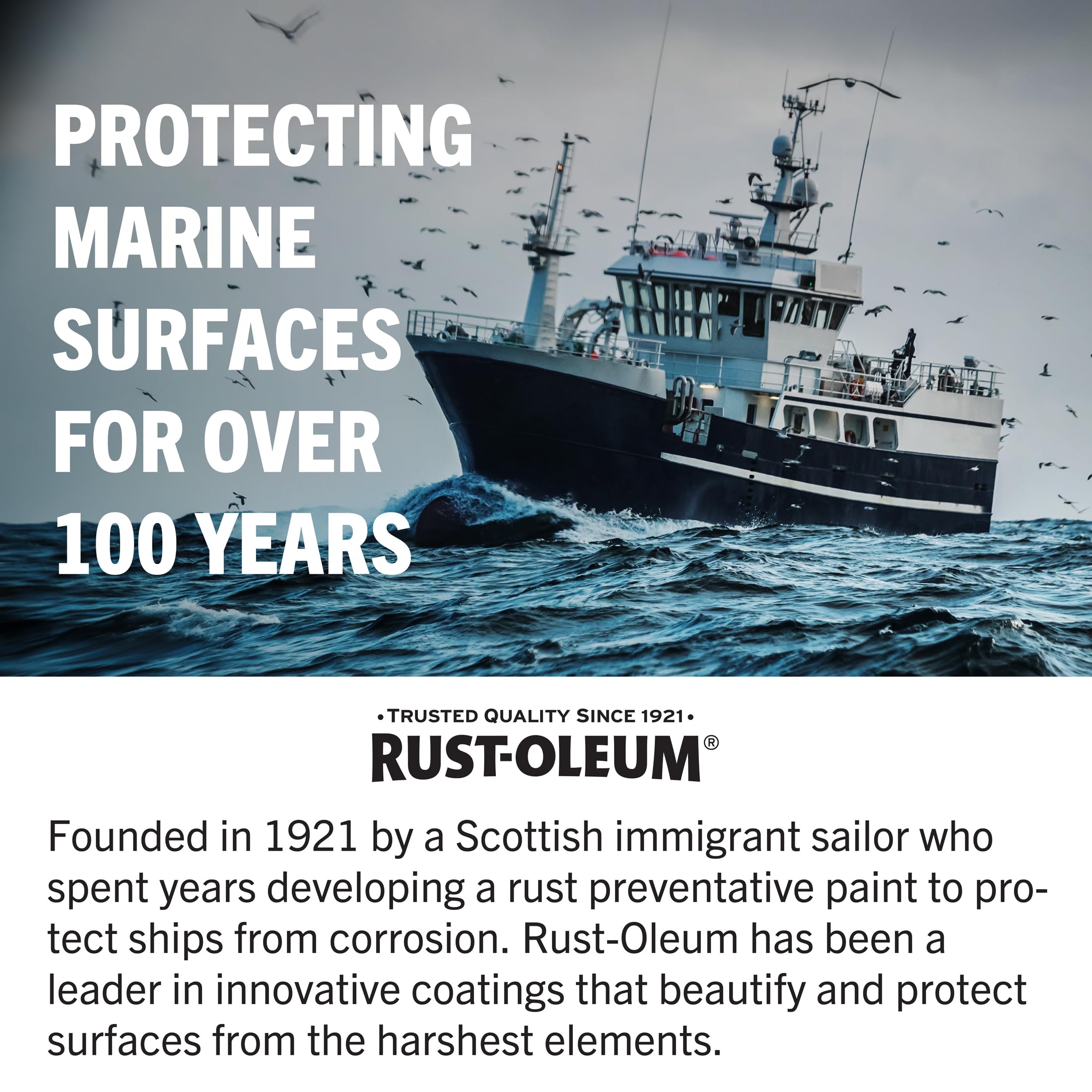 Rust-Oleum Available 207005 Marine Topside Enamel Paint, Battleship Gray, 1-Quart, 32 Fl Oz (Pack Of 1)(Packaging May Vary)