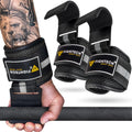 Fightech Weightlifting Hooks & Pull-Up Grips - Versatile Lifting Hooks With Durable Hook Straps For Power Hooks Support, Enhance