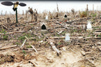 Mojo Dove-A-Flicker Spinning Wing Dove Decoys For Dove Hunting, 4 Pack