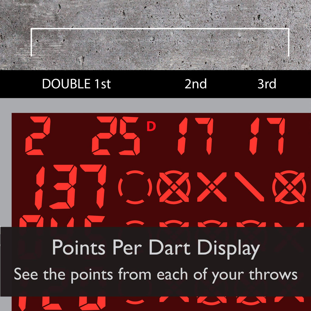 Viper 797 Electronic Dartboard, Quick Access To 301 And Countup From Button Interface, Extended Catch Ring, 11 Square Inch Score