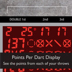 Viper 797 Electronic Dartboard, Quick Access To 301 And Countup From Button Interface, Extended Catch Ring, 11 Square Inch Score