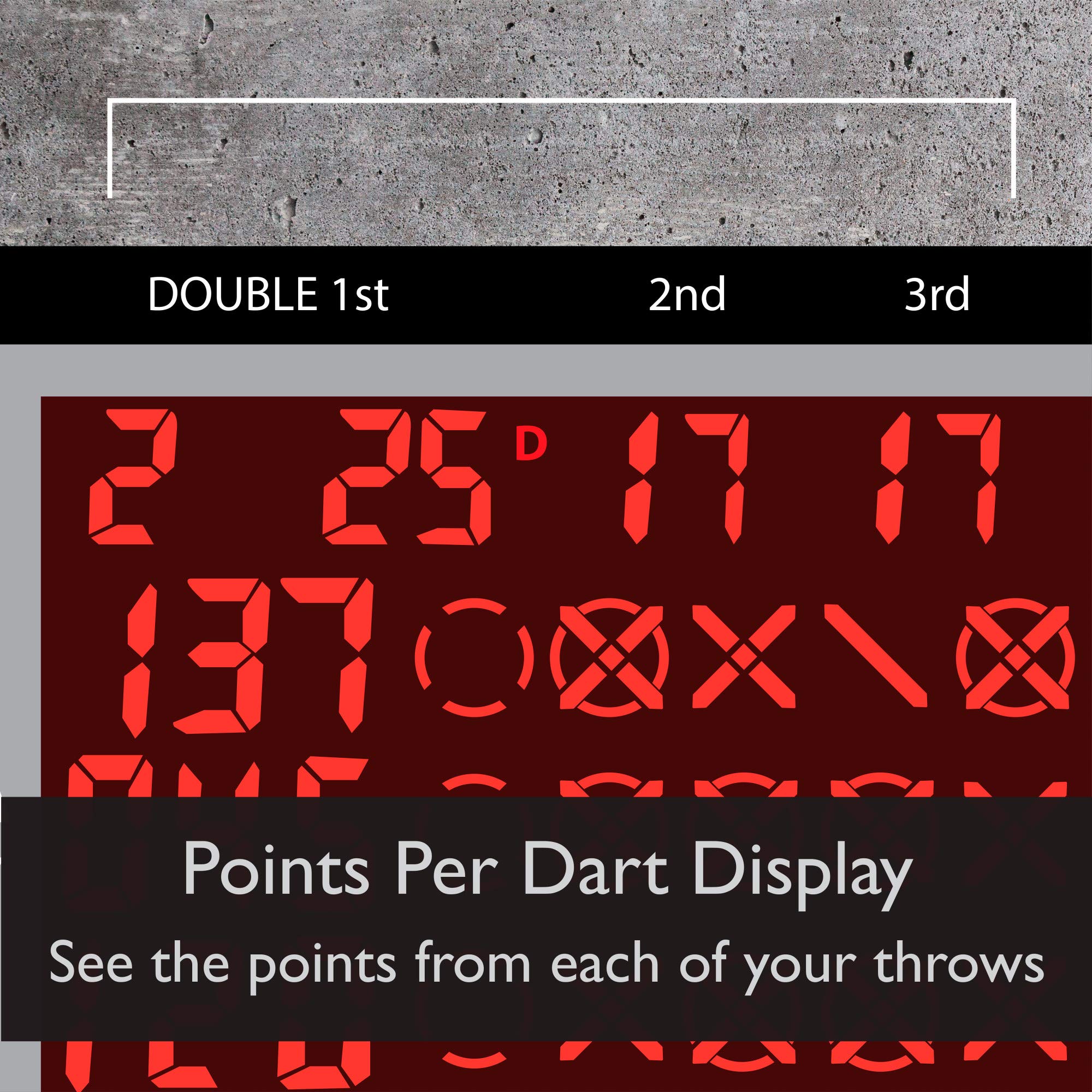 Viper 797 Electronic Dartboard, Quick Access To 301 And Countup From Button Interface, Extended Catch Ring, 11 Square Inch Score