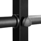 Yaheetech 2-inch Barbell Plate and Dumbbell Racks Tree Olympic Plate Rack Weight Bumper Plate Holder w/ 2 Bar Holder