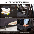 Abe Non-Inflatable Car Bed Mattress,Double-Sided Folding,Portable Back Seat, Travel Camping Mattress For Sleeping(Dinosaur World