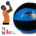 Franklin Sports Nba Orlando Magic Toy Basketballs - 2 Pack Of Kids Soft Mini Basketballs For Over The Door + Indoor Hoops - Nba