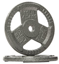 Fitvids Cast Iron Plate Weight Plate For Strength Training And Weightlifting, 1-Inch Center, 10Lb (Set Of 2)