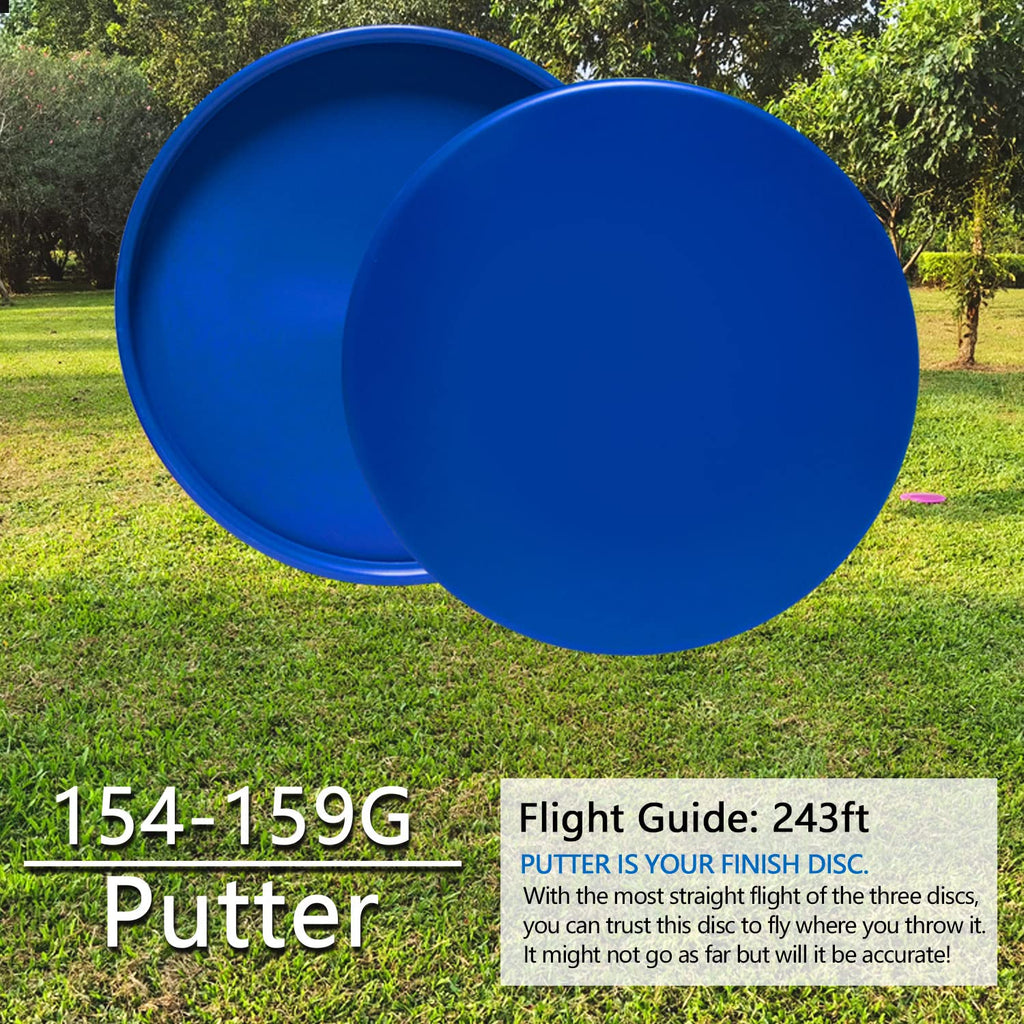 Gooso Disc Golf Starter Set 24 Pack - 8Pcs Putter, 8Pcs Midrange, 8Pcs Driver - Diy Your Discs