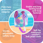 Oshyle Children'S Girls Boys Swimming Vest For Toddlers With Adjustable Safety Straps Age 1-9 (Mermaids, S(1-3))