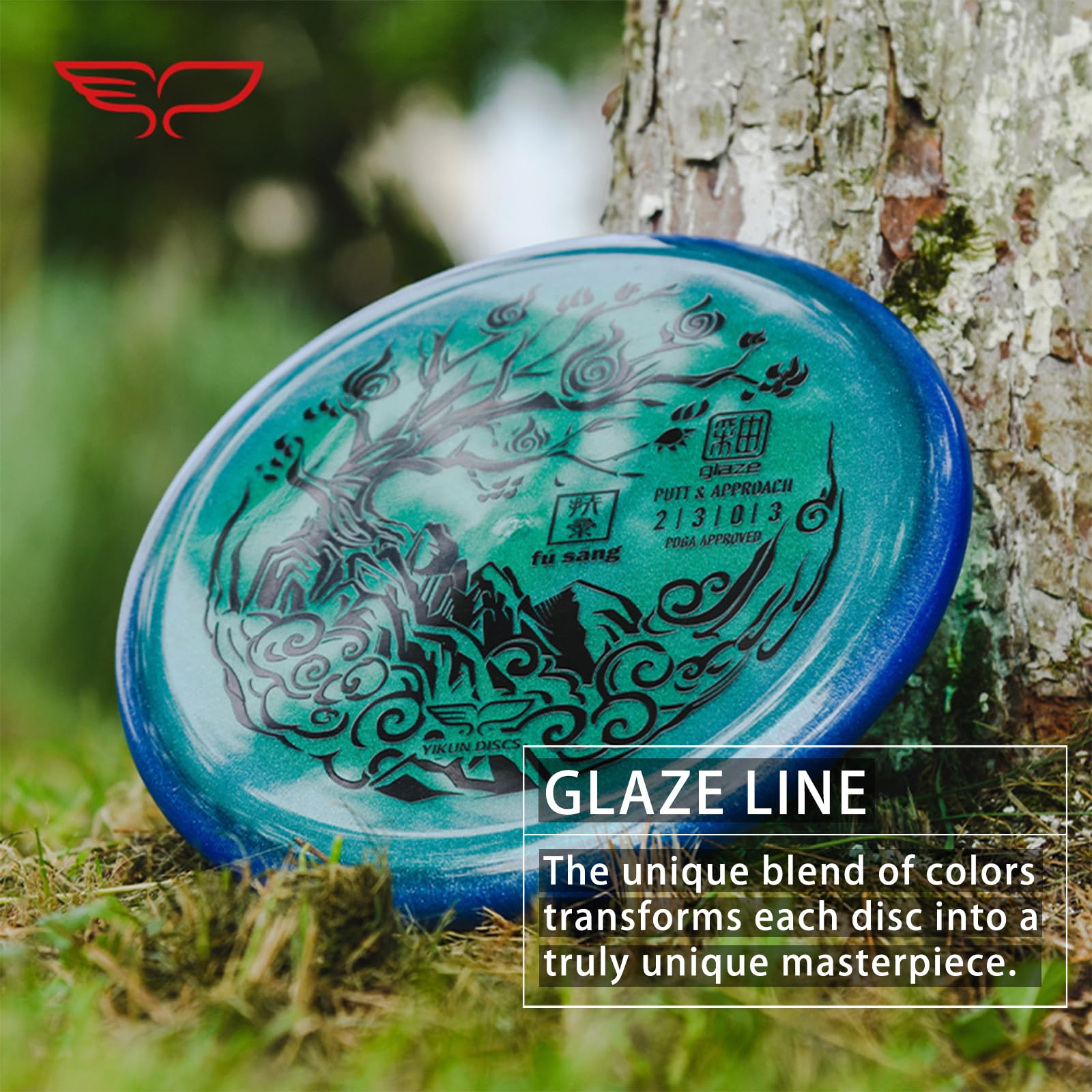 Yikun Professional Pdga Disc Golf Stable Putt & Approach 170-175G Glaze Line Putter Perfect For Outdoor Games And Competition