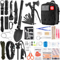 Survival Kit And First Aid Kit, 142Pcs Professional Survival Gear And Equipment With Molle Pouch, For Men Dad Husband Who Likes 