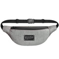 Syutm Waist Pack Travel Handy Hiking Zip Pouch Document Money Phone Belt Sport Bag Bum Bag For Men And Women Nylon (Iron Grey)