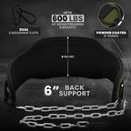 Rdx Dip Belt For Weight Lifting, Heavy Duty 36 Inch Adjustable Steel Chain, Dipping Belt Chin Pull Ups Gym Training Bodybuilding