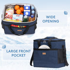 Lifewit Cooler Bag 50 Cans Collapsible And Insulated Large Lunch Bag Leakproof Soft Cooler Portable For Camping/Bbq/Family Outdo