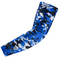 Stromguard Compression Sports Arm Sleeve Digital Camo Baseball Football Basketball - (One Arm Sleeve) (Youth Medium, #3 - Royal 