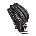 Wilson 2022 A700 12'' Fastpitch Infield Glove - Right Hand Throw, Black/White