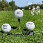 Horrible Balls Golf Funny Gift Sets- Funny Gag Novelty Present For Him For Golfers - Worlds Okayest Golfer Pack