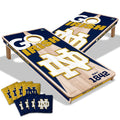 YouTheFan NCAA Notre Dame Fighting Irish 2 x 4 Professional Wood Cornhole Game with Logo Bags