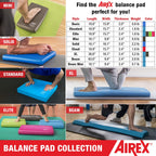 Airex Balance Pad Basic - Stability Trainer For Balance, Stretching, Physical Therapy, Exercise, Mobility, Rehabilitation And Co