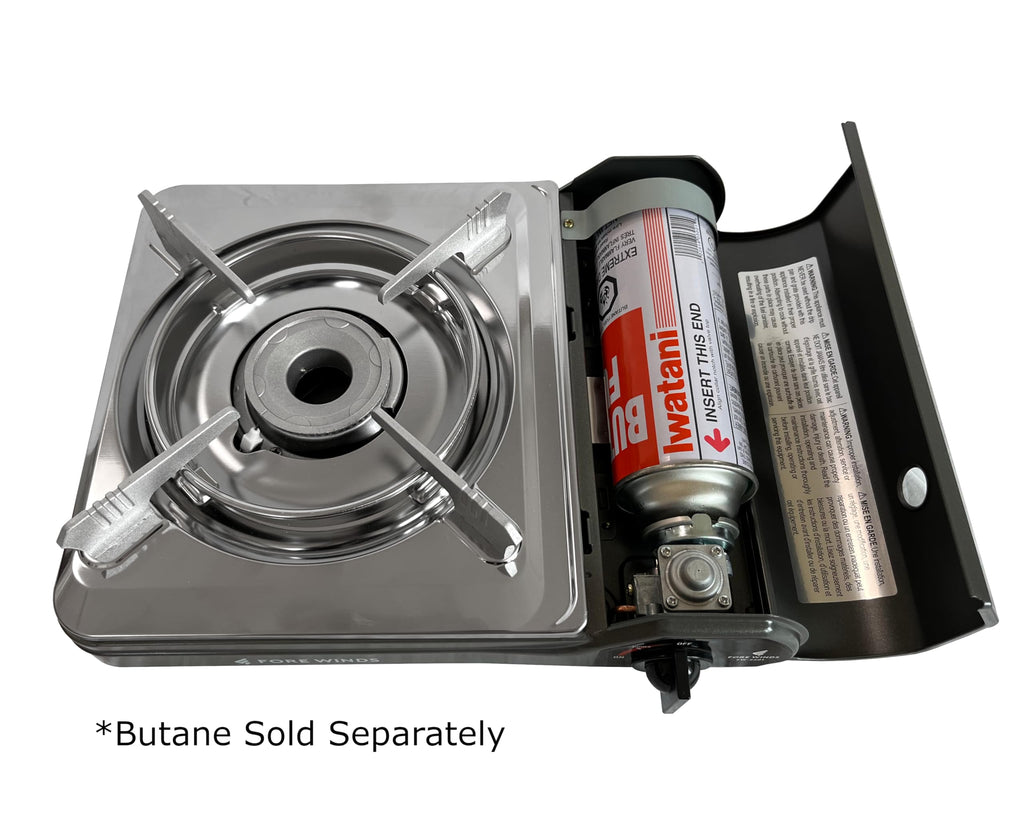 Iwatani Cassette Feu Butane Gas Camp Stove, One, Gray