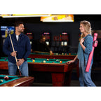 Casemaster Q-Vault Supreme Billiard/Pool Cue Hard Case, Holds 1 Complete 2-Piece Cue (1 Butt/1 Shaft), Pink