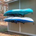 Storeyourboard G-Kayak Wall Storage Rack - Heavy-Duty Outdoor Kayak Rack For 2 Boats, Adjustable Wall Mount Hanger, Holds 200 Lb