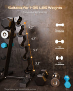 Akyen A-Frame Dumbbell Rack Stand Only, Weight Rack For Dumbbells Compact Home Gym Space Saver (480Lbs Weight Capacity, 2022 New