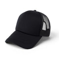Zaysoo Men & Women Plain Black Trucker Cap Mesh Adjustable Baseball Cap (Black)