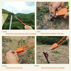 Hikeman Camping Rope With Ratchet Pulley,Quick Setup Outdoor Guy Lines Adjustable Tent Tie Downs Rope Hanger For Canopy,Kayak An