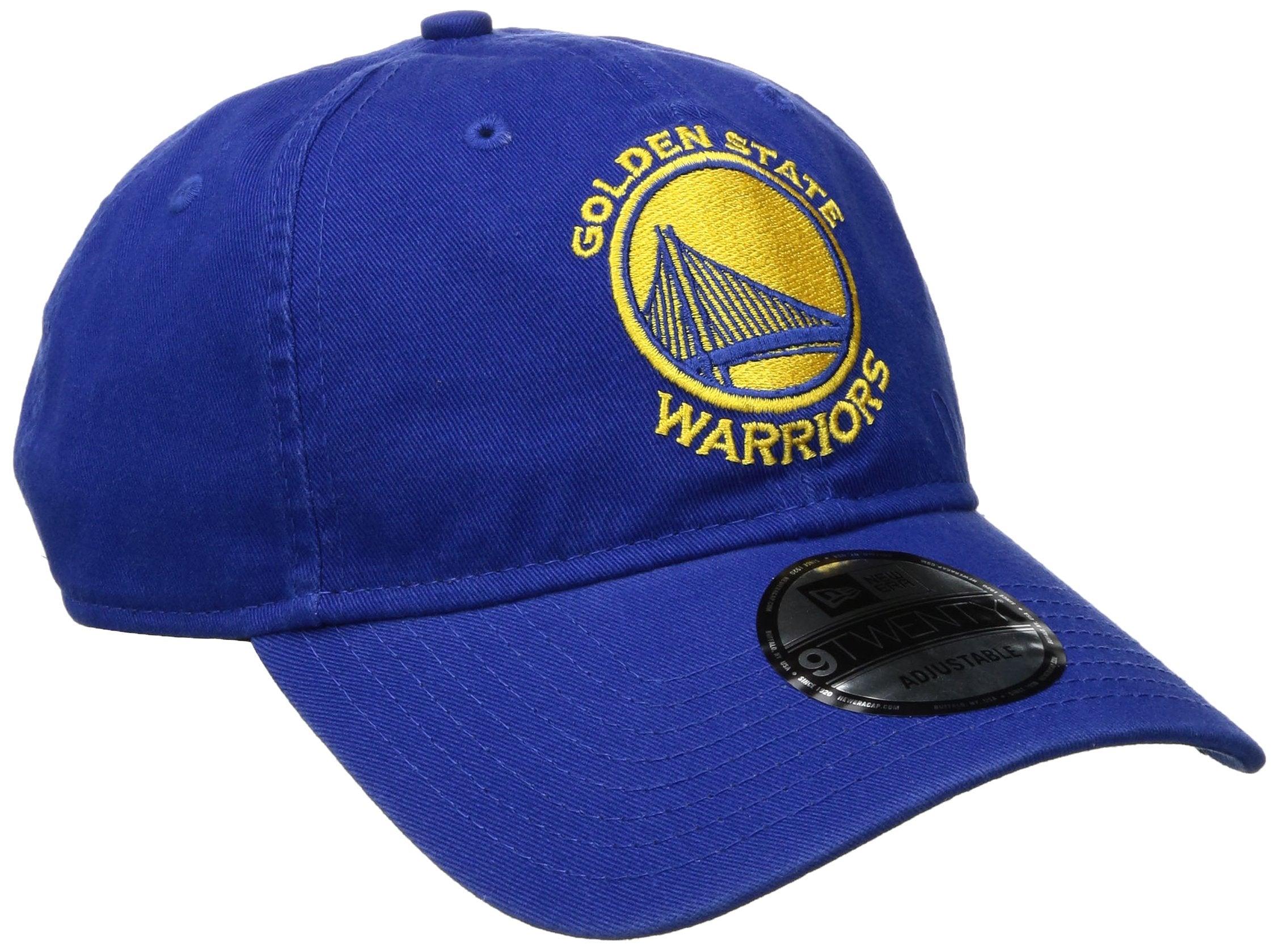 New Era Nba Golden State Warriors Core Classic 9Twenty Adjustable Cap, Royal, One Size