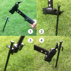 Beefoor Camping Hammer Heavy Duty With Tent Stake Remover, 12.6'' Steel Tent Hammer - Rubber Covered Handle Tent Mallet With Hol