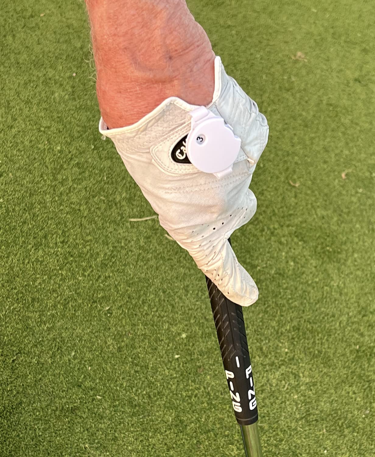 No Worry Sports Original Stroke Counter With Universal Golf Glove Fastener