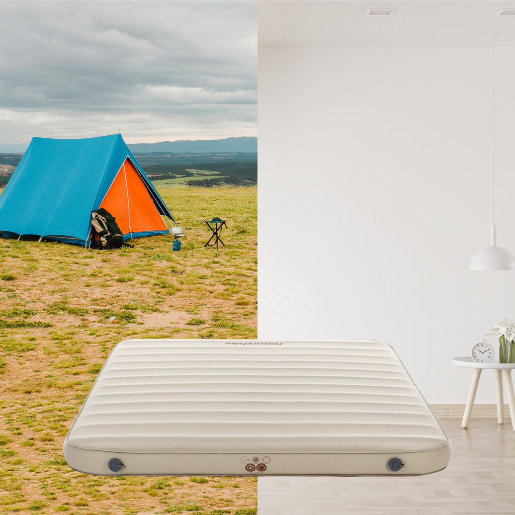 Naturehike Self Inflating Sleeping Pad Camping Air Mattress With Portable Mini Air Pump Inflatable Mattress For Home, Camping, G