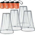 4 Pack Mosquito Net Mesh Face Neck Fly Netting Hood From Bugs Gnats No See Net For Outdoor Hiking Camping Climbing With Carry Ba