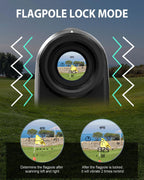 Jiehome Golf Rangefinder With Slope 1100 Yards Laser Rangefinders Golfing Flag Pole Locking Vibration Rechargeable Hunting Range