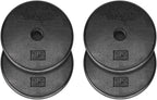 Yes4All Standard 1-Inch Cast Iron Weight Plates - 7.5Lbs X 4Pcs