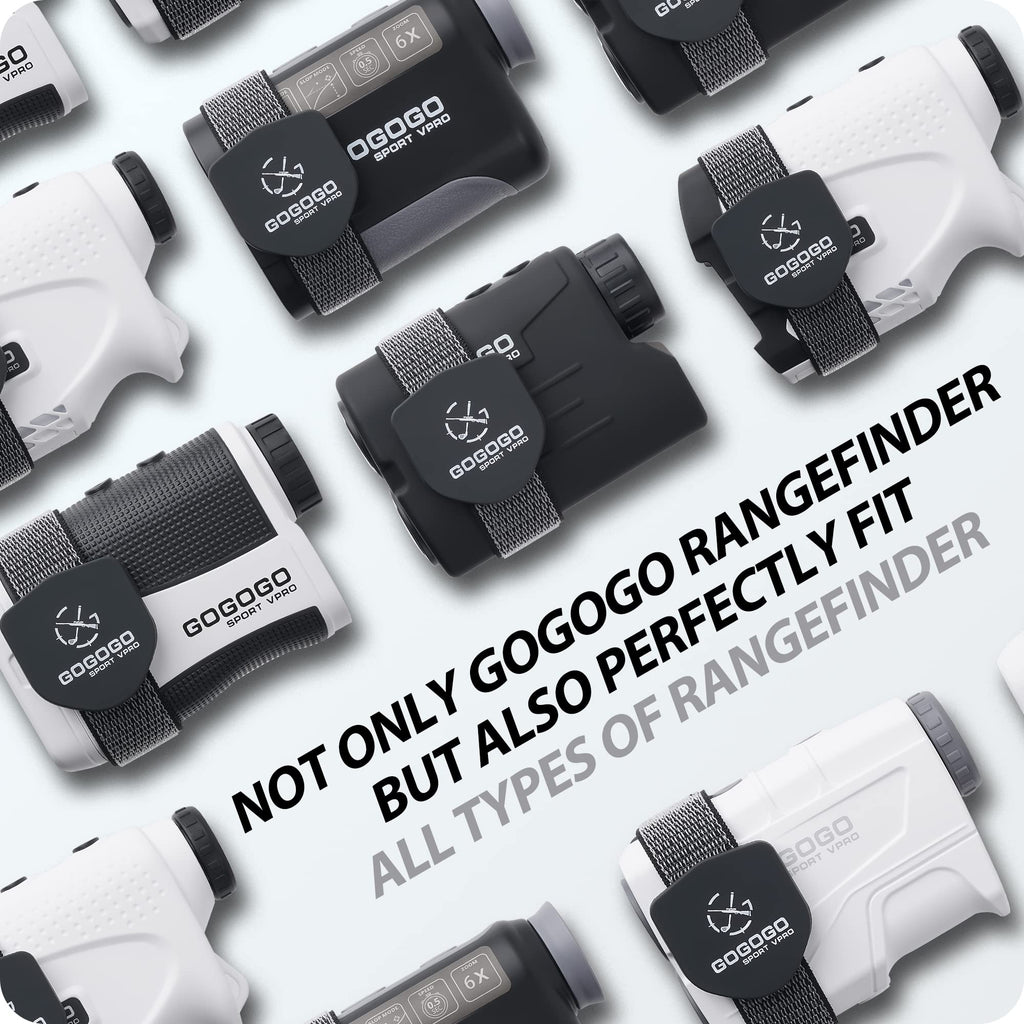 Gogogo Sport Vpro Magnetic Golf Rangefinder Holder Mount Strap, Adjustable Range Finder Strap Holder Band Fits Most Types, Stron