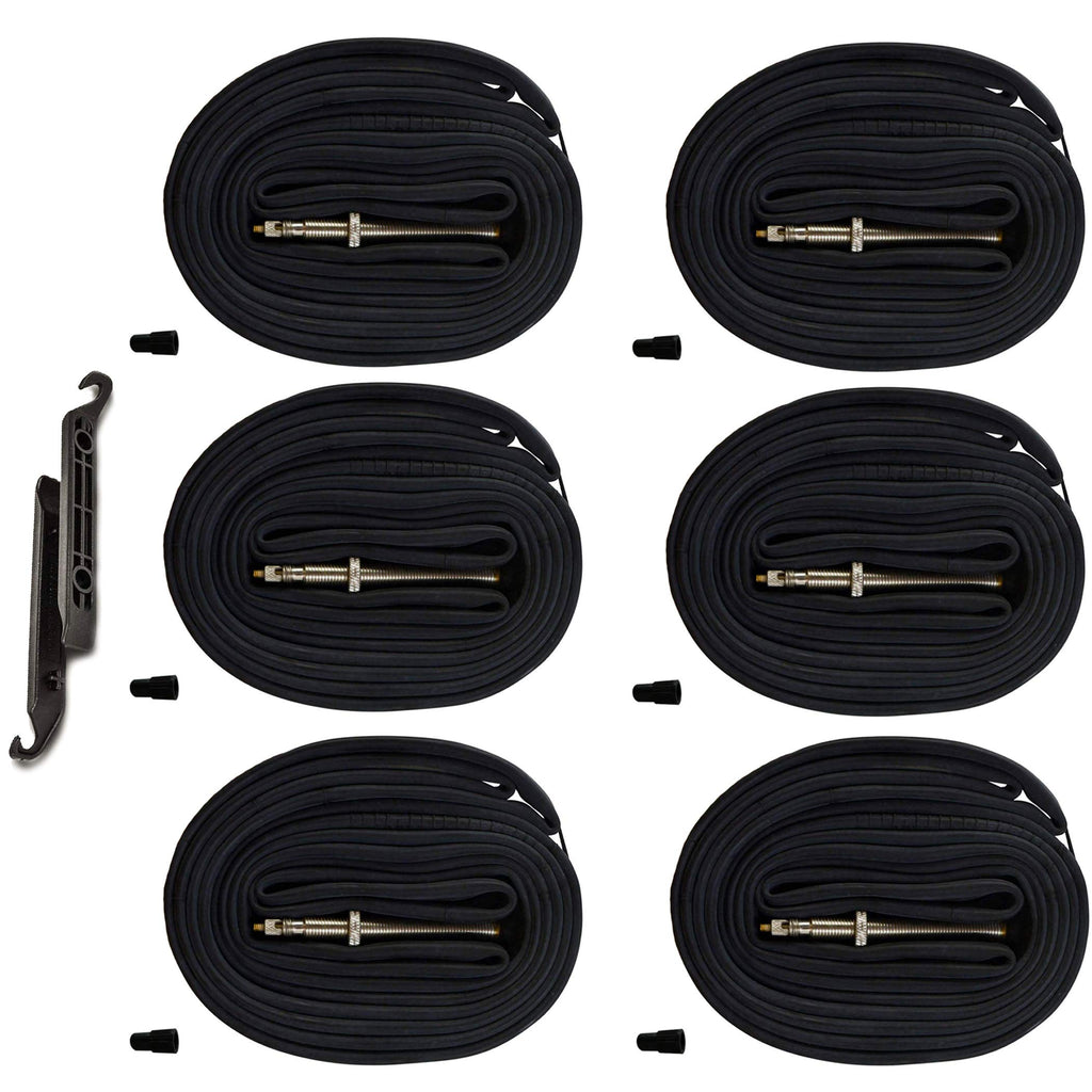 28 700X20-25C Road Bike Replacement Inner Tubes Presta Valve 48Mm For Road Bikes With Tire Size Of 700C X 20, 23, And 25 (6 Inne