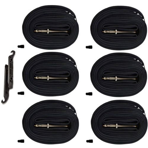 28 700X20-25C Road Bike Replacement Inner Tubes Presta Valve 48Mm For Road Bikes With Tire Size Of 700C X 20, 23, And 25 (6 Inne