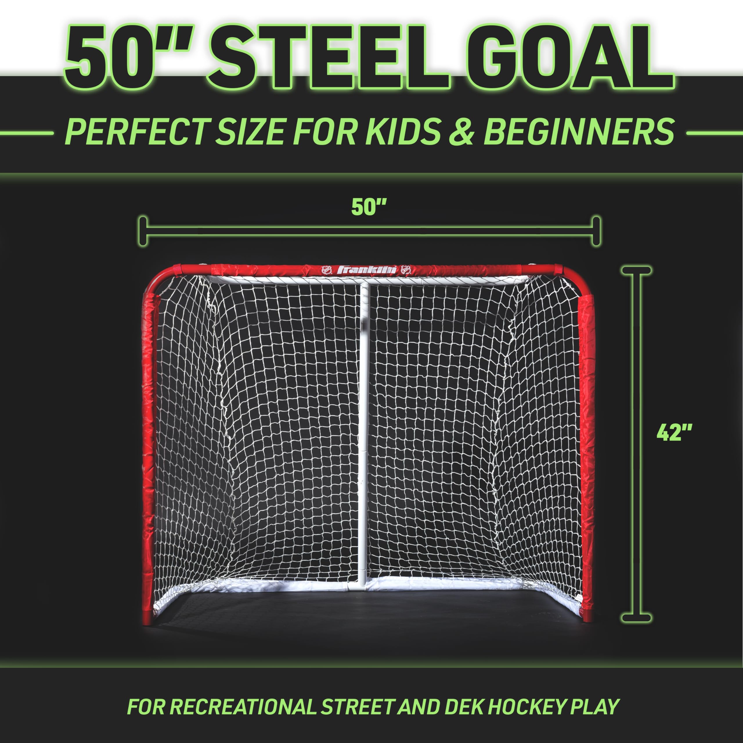 Franklin Sports Hockey Goal - Nhl - Steel - 50 X 42 Inches