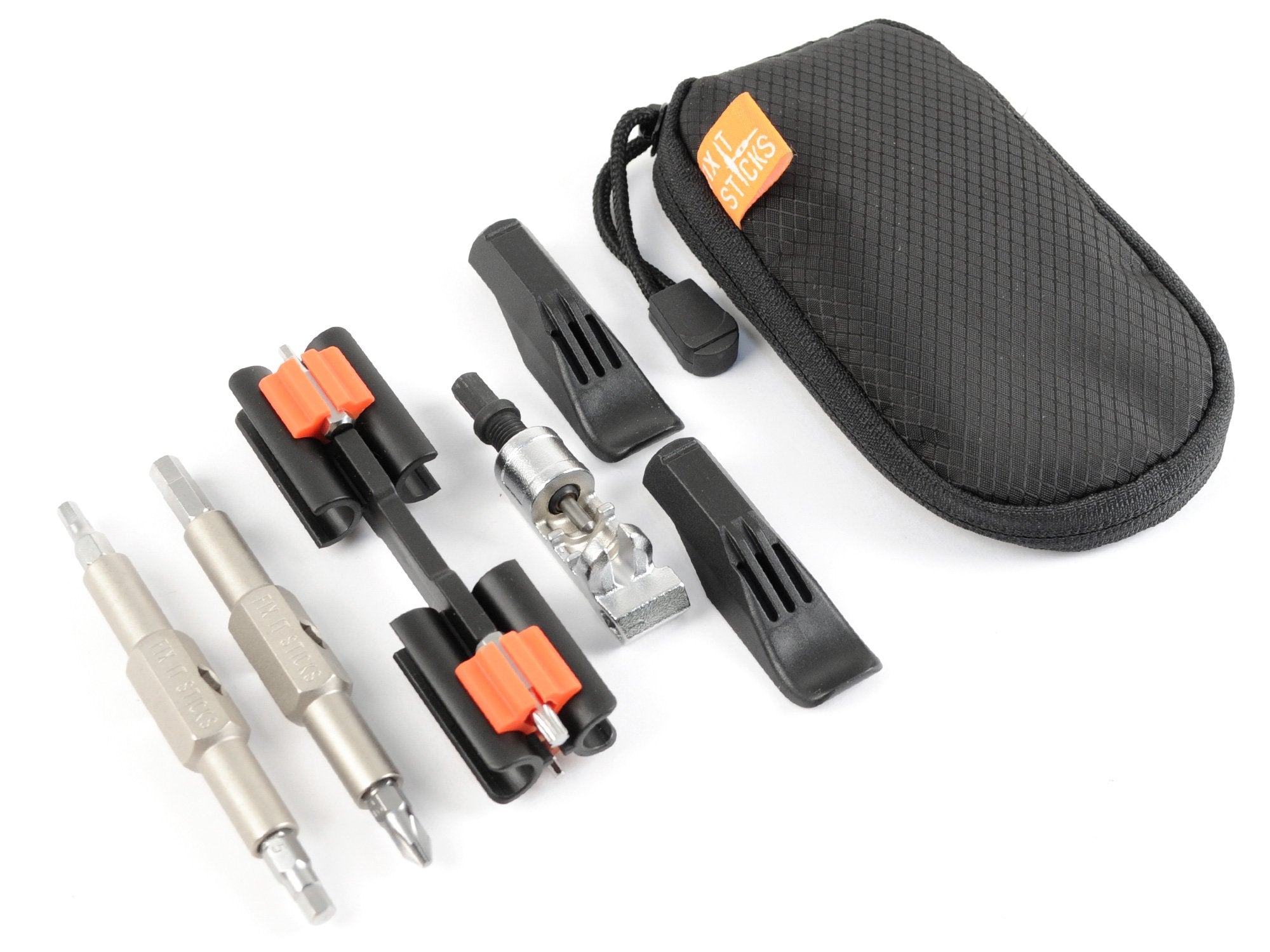Fix It Sticks Mountain Kit (Replaceble Sticks, Bracket, 8 Bits, Tire Levers, Chain Breaker, Case) (Fis-Ckb)