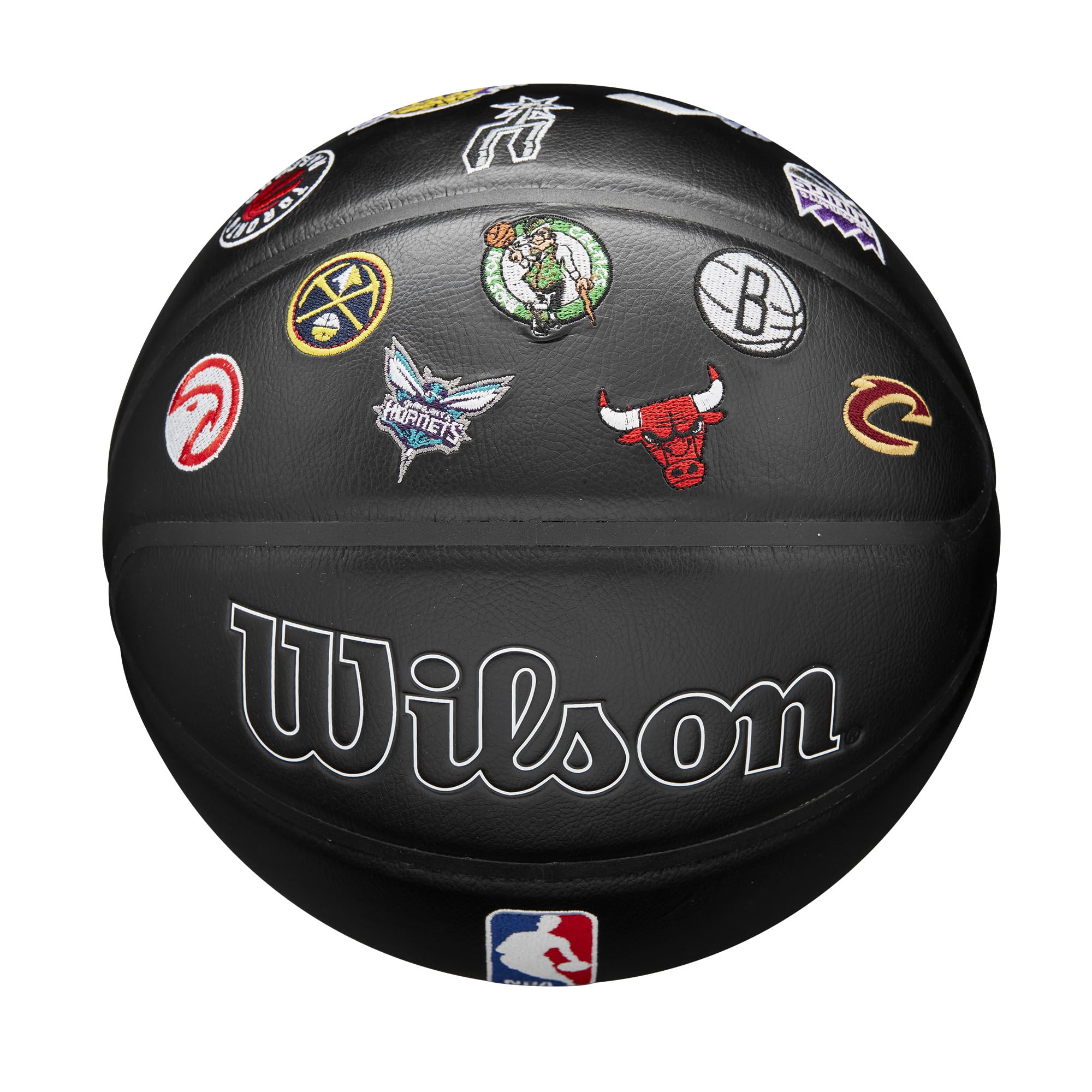 Wilson Nba All Team Premiere Basketball - Black/Multicolored, Size 7-29.5''