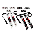 Franklin Sports Nfl Atlanta Falcons Flag Football Sets - Nfl Team Flag Football Belts And Flags - Flag Football Equipment For Ki