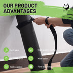 Slim Panda Yoga Mat Straps For Carrying,Adjustable Yoga Mat Carrier, Yoga Mat Sling(Yoga Mat Not Included)(Black 2.3M)