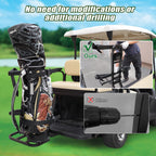 Roykaw Universal Golf Cart Rear Seat Bag Holder Compatible With Ezgo/Club Car/Yamaha Golf Cart With Rear Seat Grab Bar, Upgrade