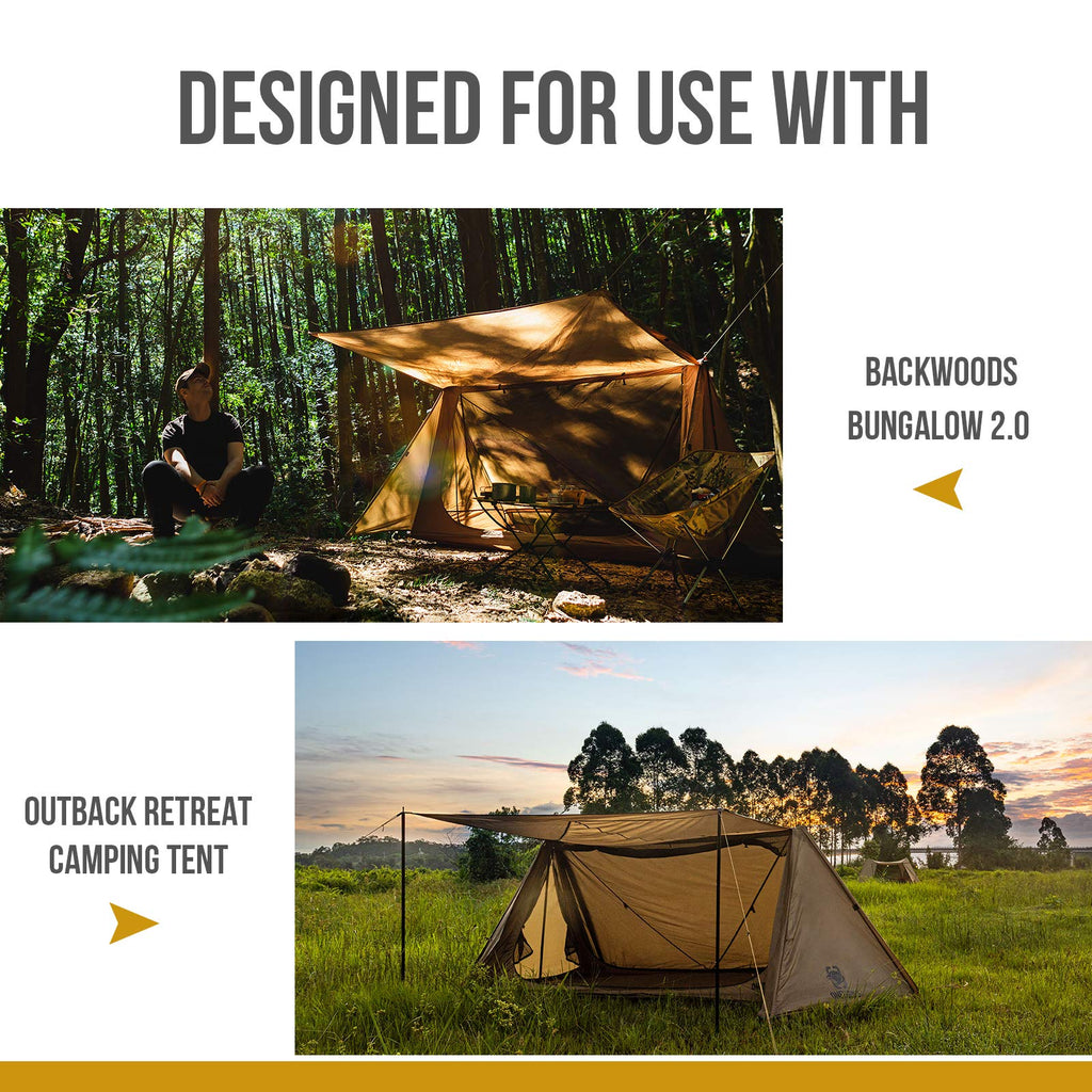 Onetigris Waterproof Tent Footprint, 81'' X 65''