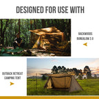 Onetigris Waterproof Tent Footprint, 81'' X 65''