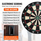 Vevor Dartboard And Cabinet Set Complete With All Accessories Easy Assembly